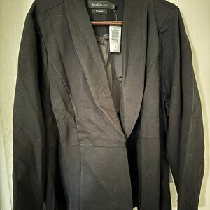 Studio Luxe Ponte Peplum Blazer - Torrid